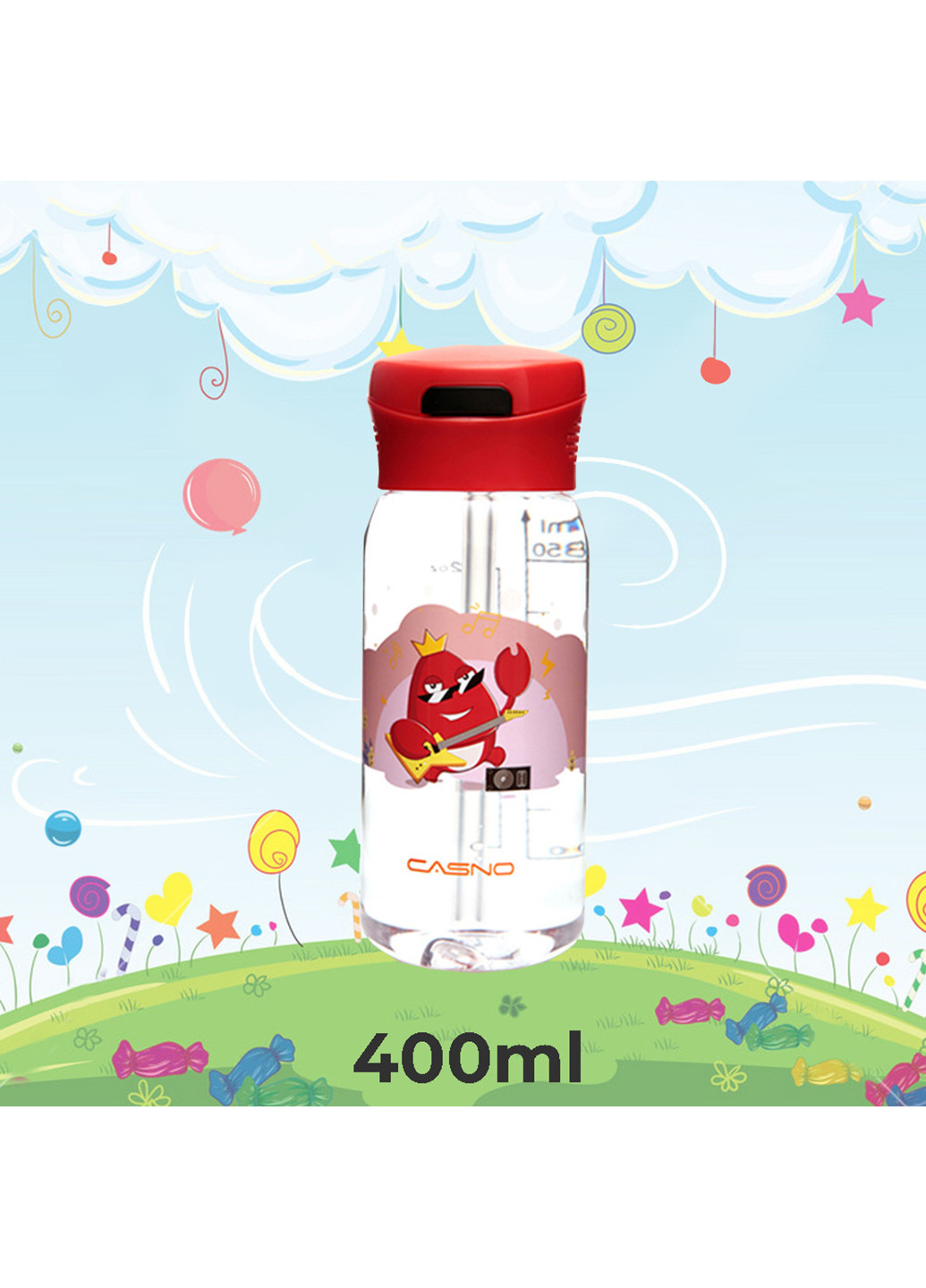 Спортивная бутылка для воды 400 Casno (242188652)