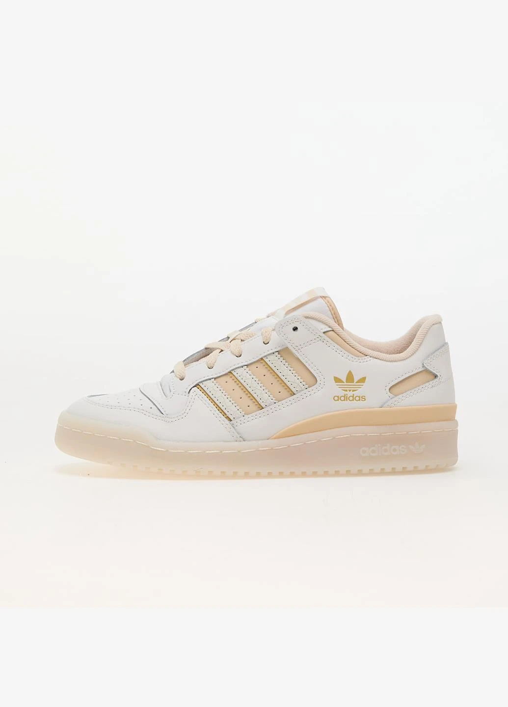 Кроссовки IG3688 adidas Originals Forum Low Cl бежевые демисезоны (317235602)