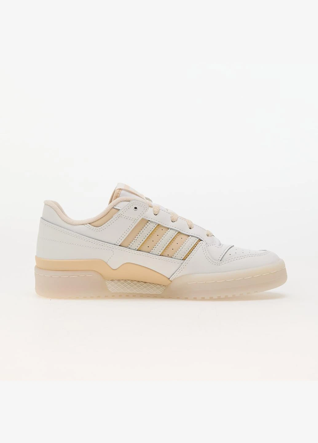 Кроссовки IG3688 adidas Originals Forum Low Cl бежевые демисезоны (317235602)