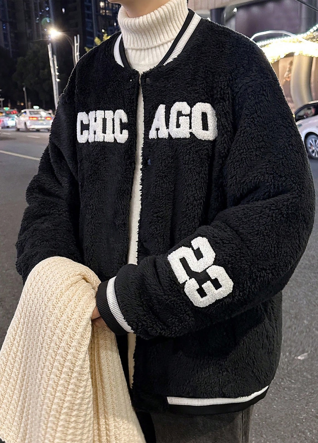 Бомбер SHEIN на кнопках (324037411)