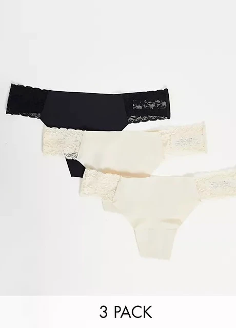 Комплект трусиків 3 пари Asos (253257415)