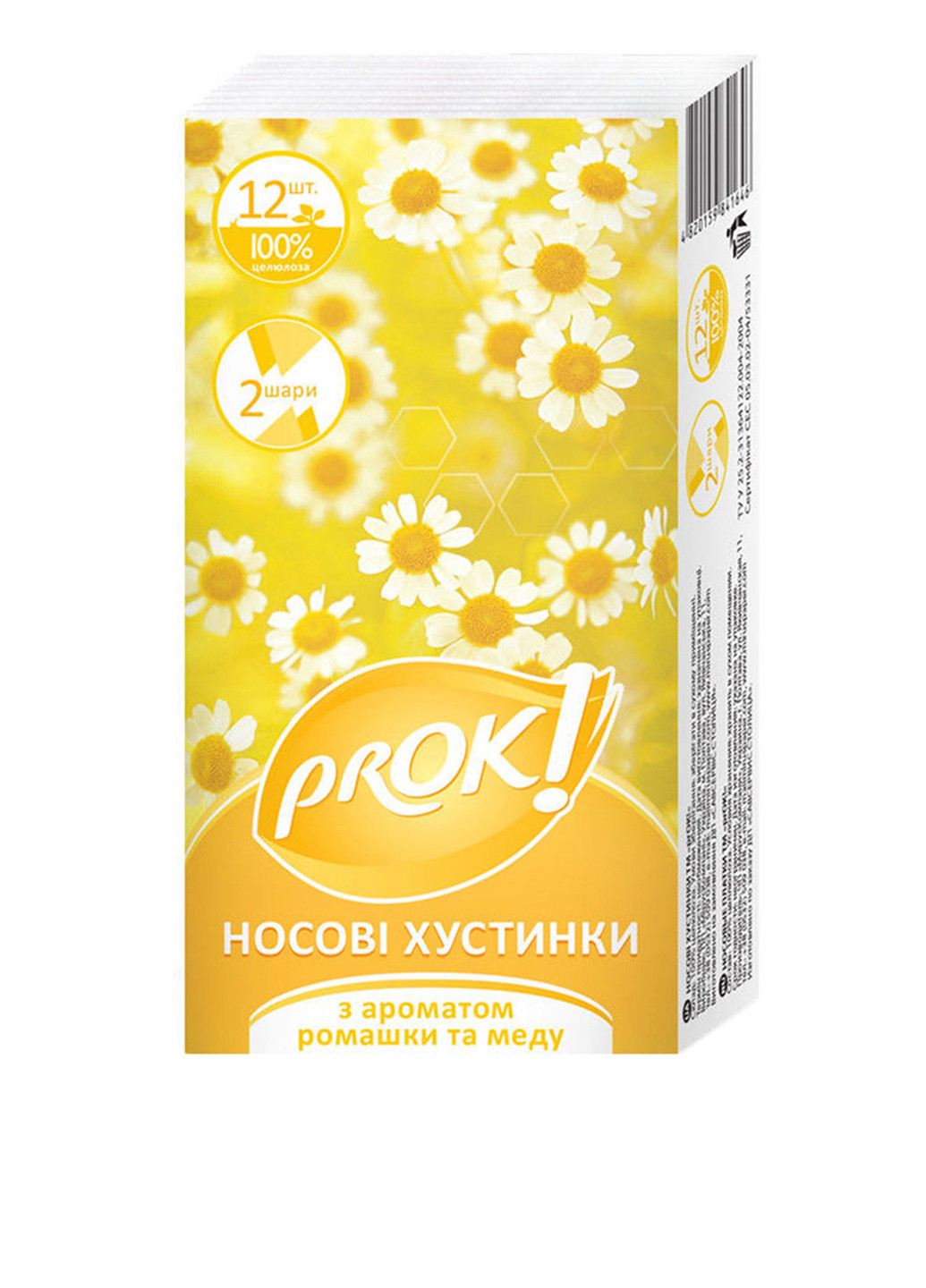Салфетки с ароматом ромашки и меда (12 шт.) PrOK (89127003)