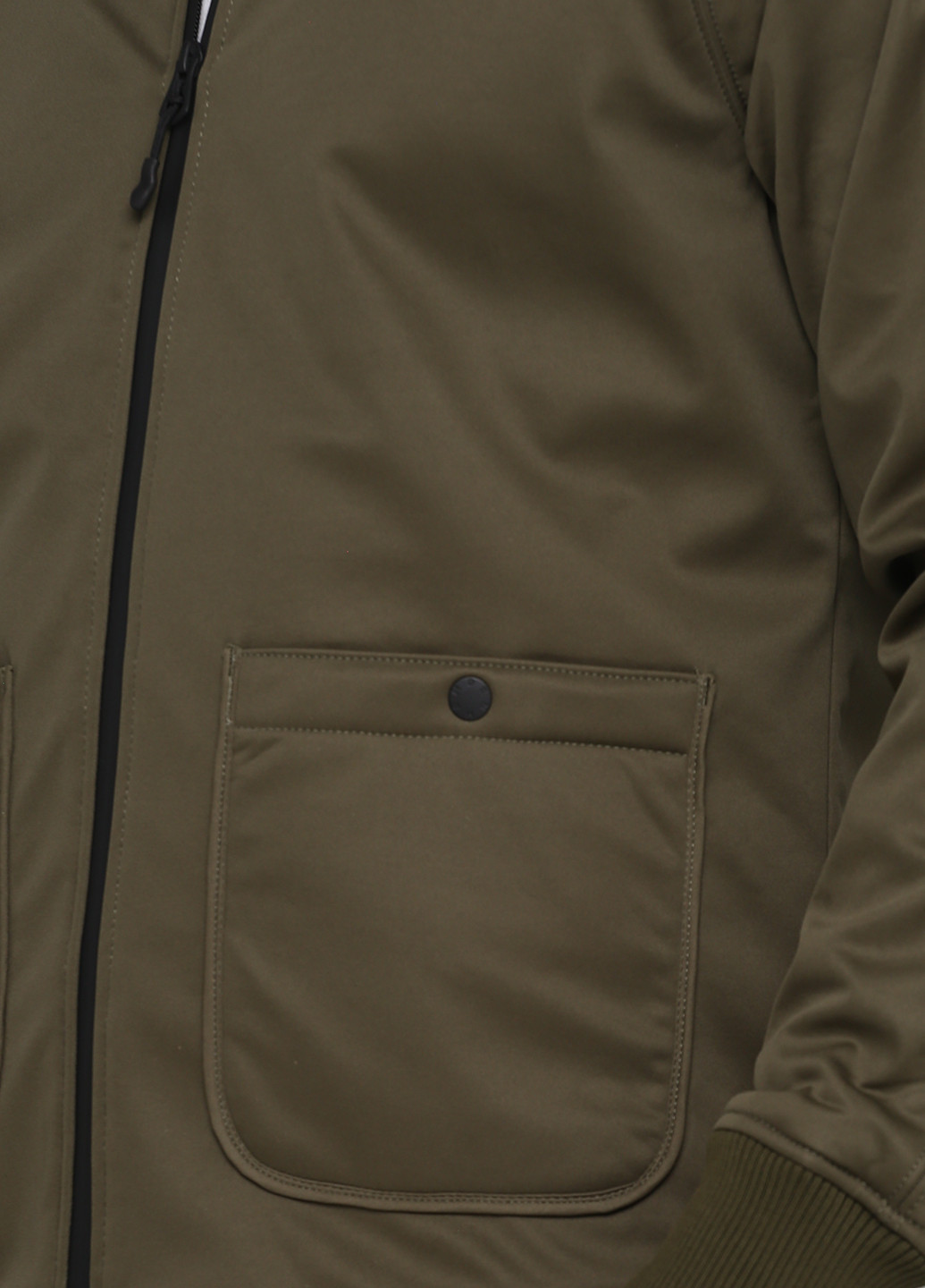 Оливковая (хаки) демисезонная куртка Denham