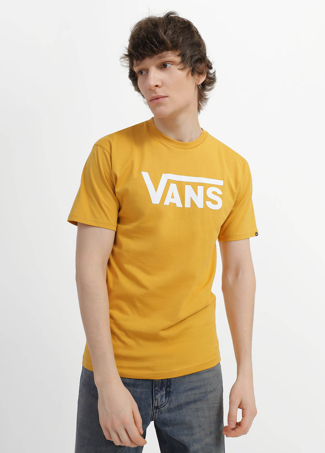 Гірчична футболка Vans