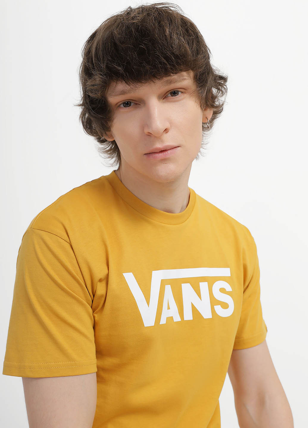 Гірчична футболка Vans