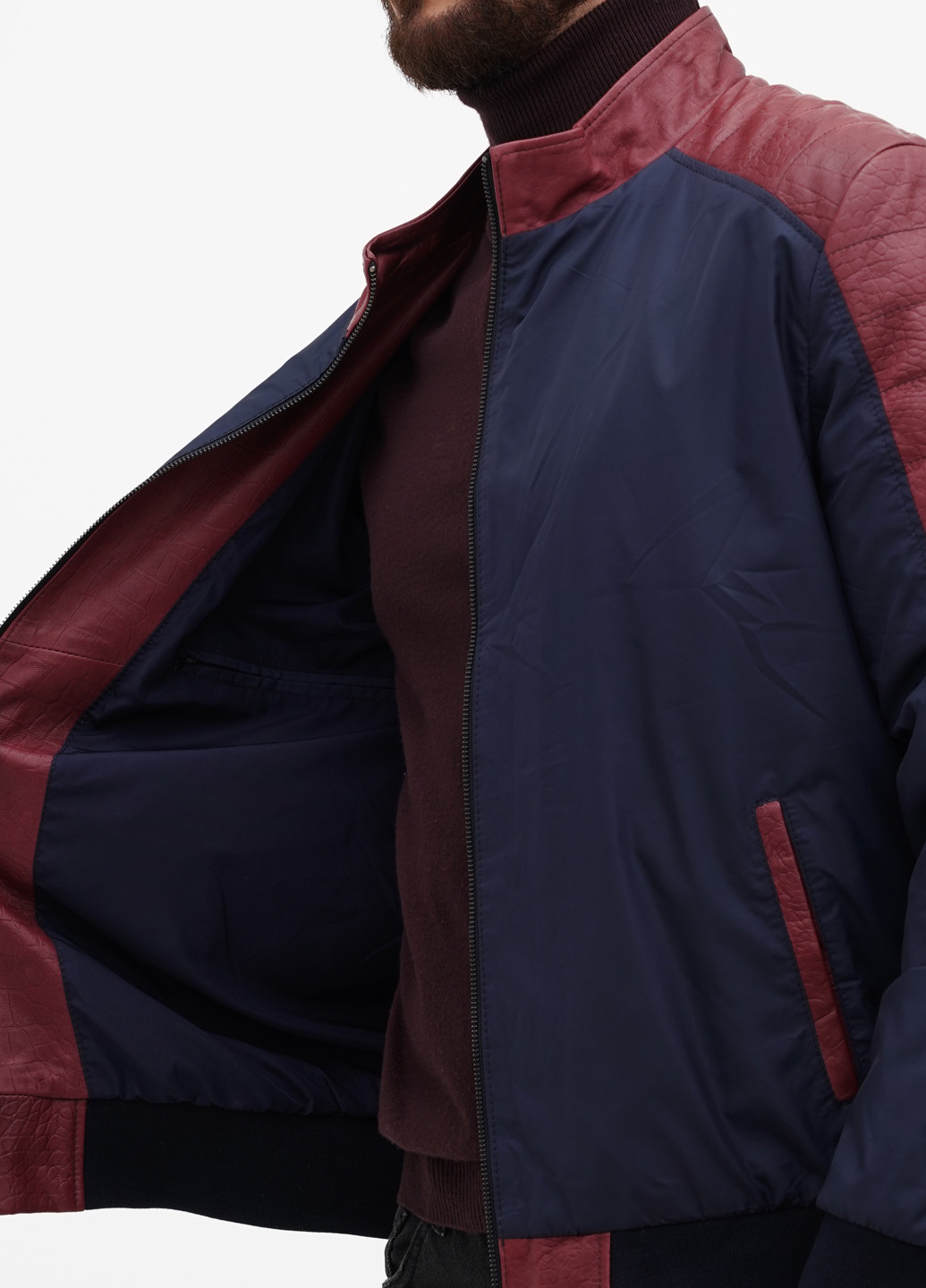 Темно-синяя демисезонная куртка Rossini