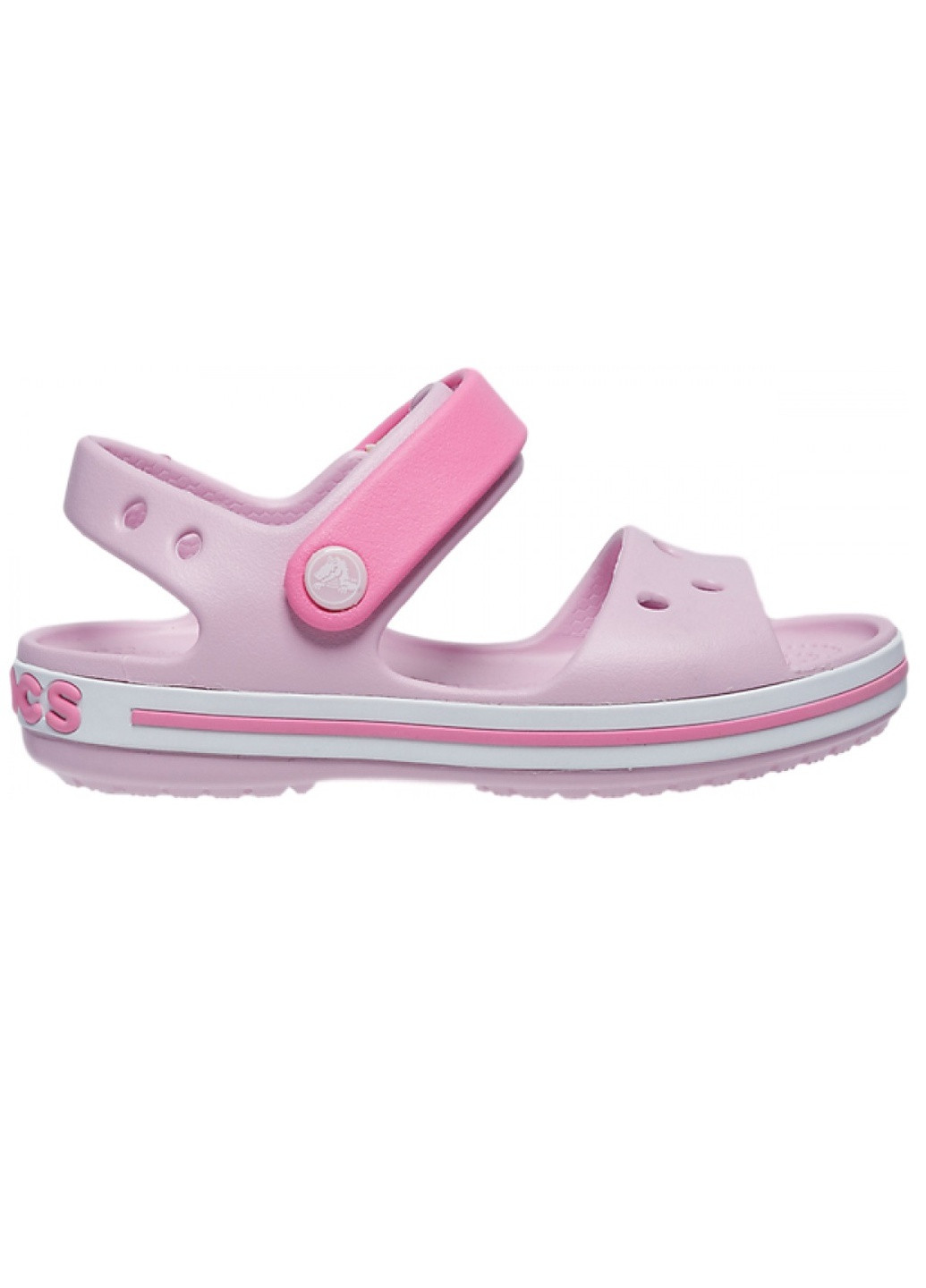 Светло-розовые пляжные сандалии Crocs