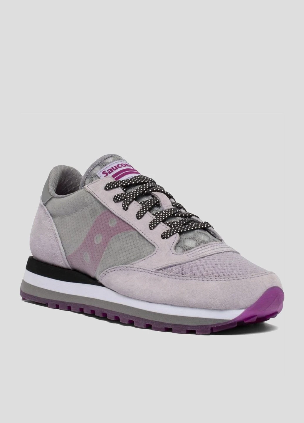 Лиловые кроссовки Jazz Triple Transparent Mesh Saucony фиолетовые всесезоны (253540690)