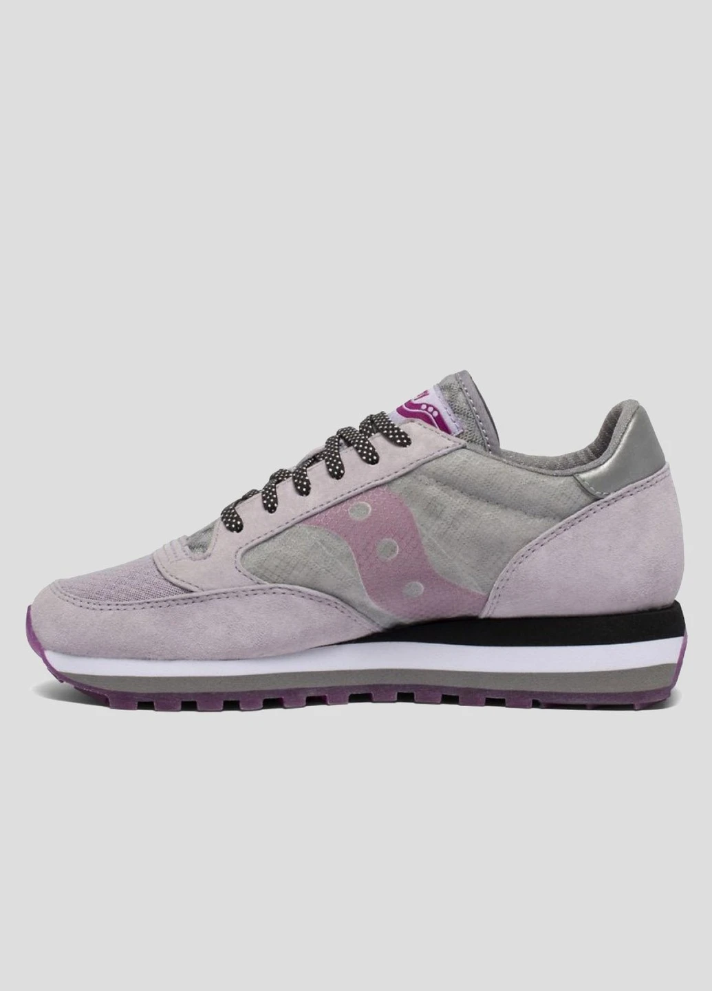 Лиловые кроссовки Jazz Triple Transparent Mesh Saucony фиолетовые всесезоны (253540690)