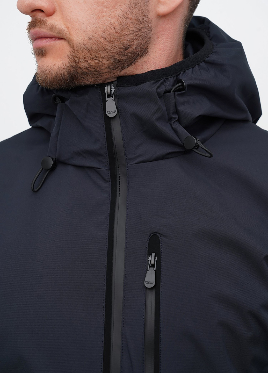 Темно-синяя демисезонная куртка Trend Collection
