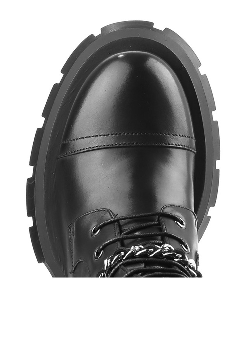 Осенние ботинки берцы Le'BERDES с цепочками, на тракторной подошве, со шнуровкой