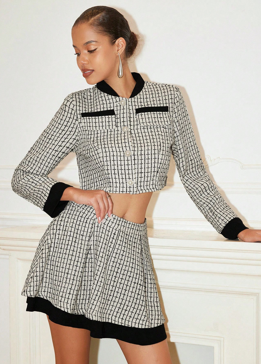 Костюм (жакет, спідниця) SHEIN (365439603)