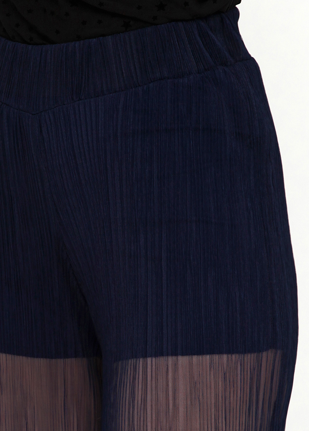 Темно-синие кэжуал летние брюки Progetto