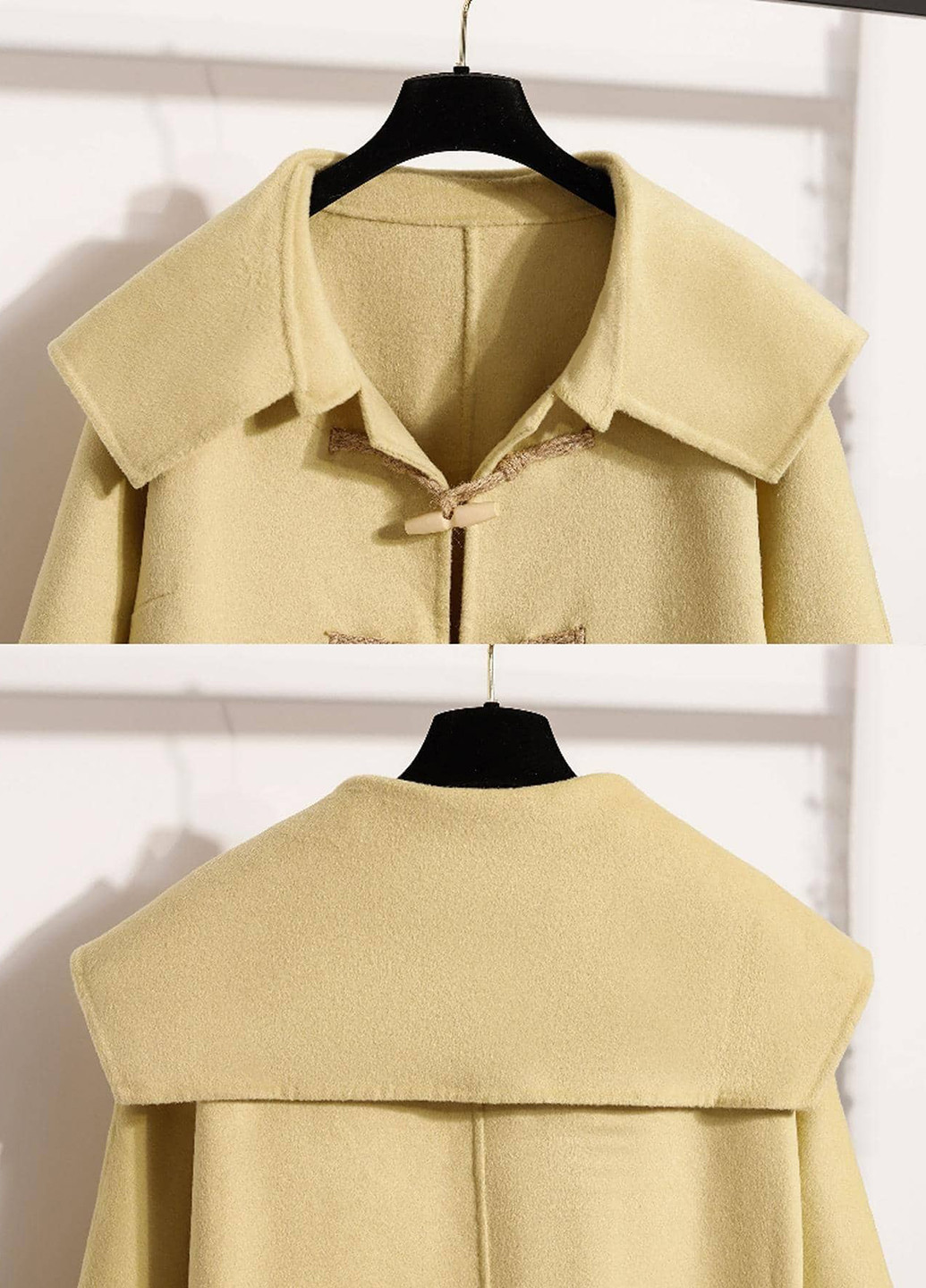 Жовтий демісезонне Пальто SHEIN