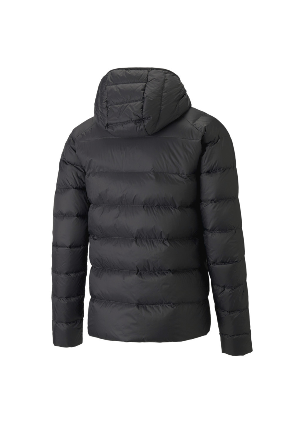 Чорна демісезонна куртка pwrwarm packlite men's down jacket Puma