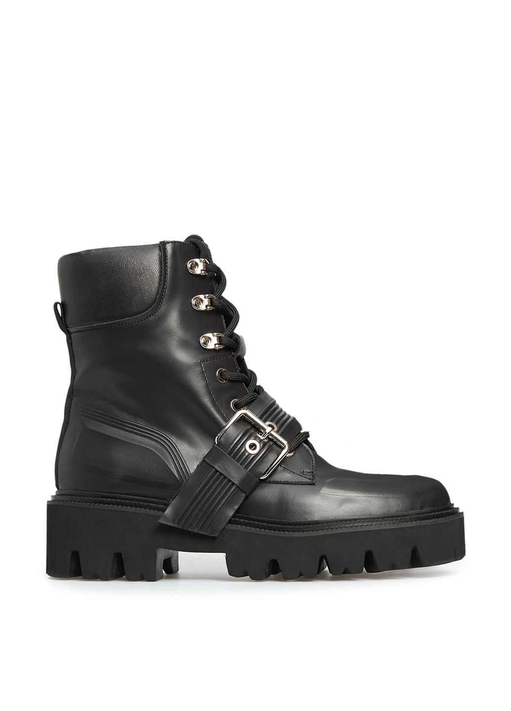 Осенние ботинки PRPY с пряжкой, со шнуровкой, на тракторной подошве