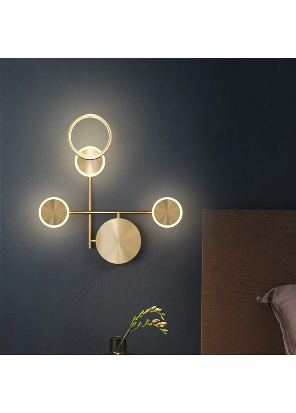 Бра настенное LED WJ2140-gd-k Бронза х52х45 см. Sunnysky (253626735)