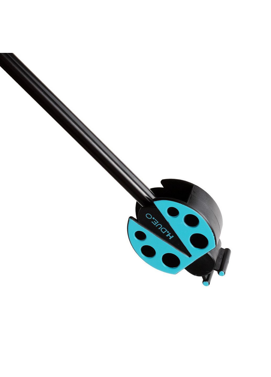 Чорна складна парасолька хутроанічна 96 см H.DUE.O (197761552)