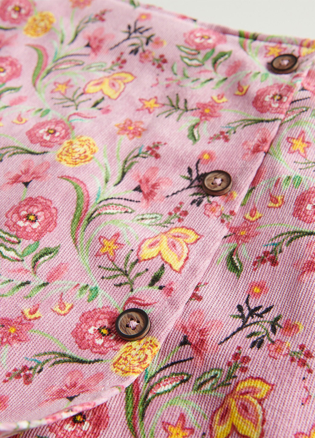 Розовая кэжуал цветочной расцветки юбка Reserved а-силуэта (трапеция), на запах