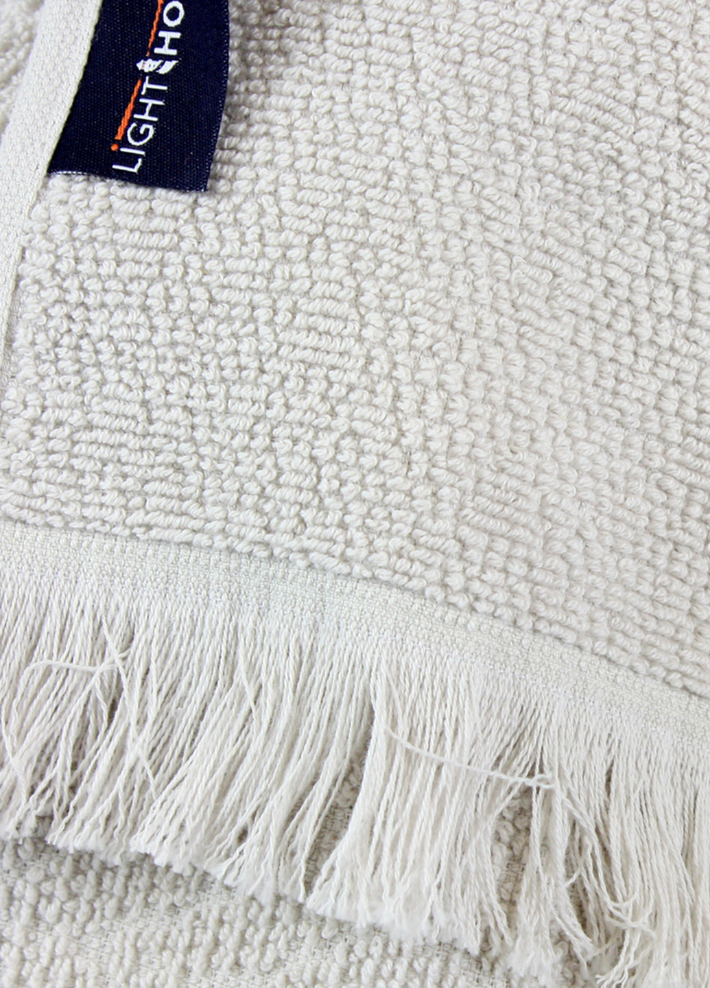 Lighthouse полотенце, 50х90 см абстрактный светло-серый производство - Турция