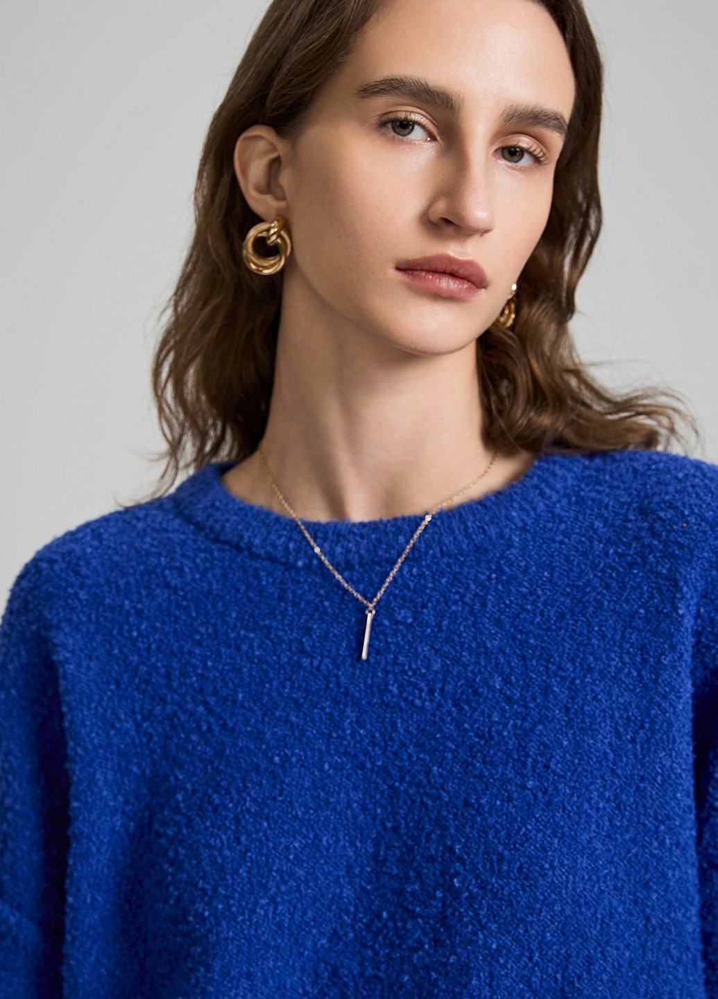 Синій демісезонний джемпер джемпер SHEIN