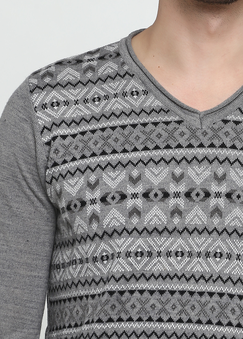 Сірий демісезонний пуловер пуловер Xagon Man
