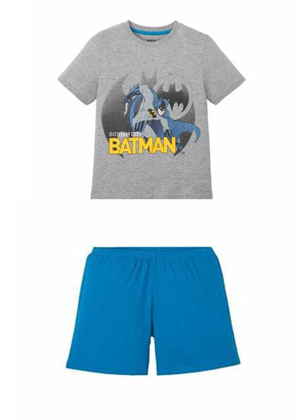 Серый комплект ( футболка, шорты) Batman