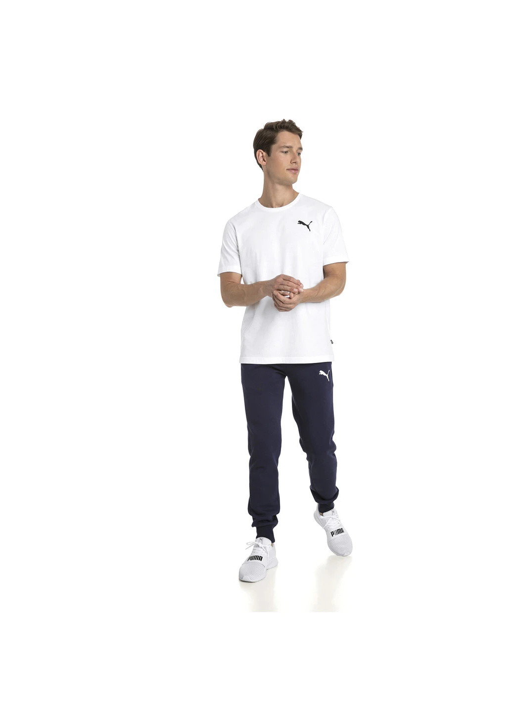 Біла футболка essentials tee Puma