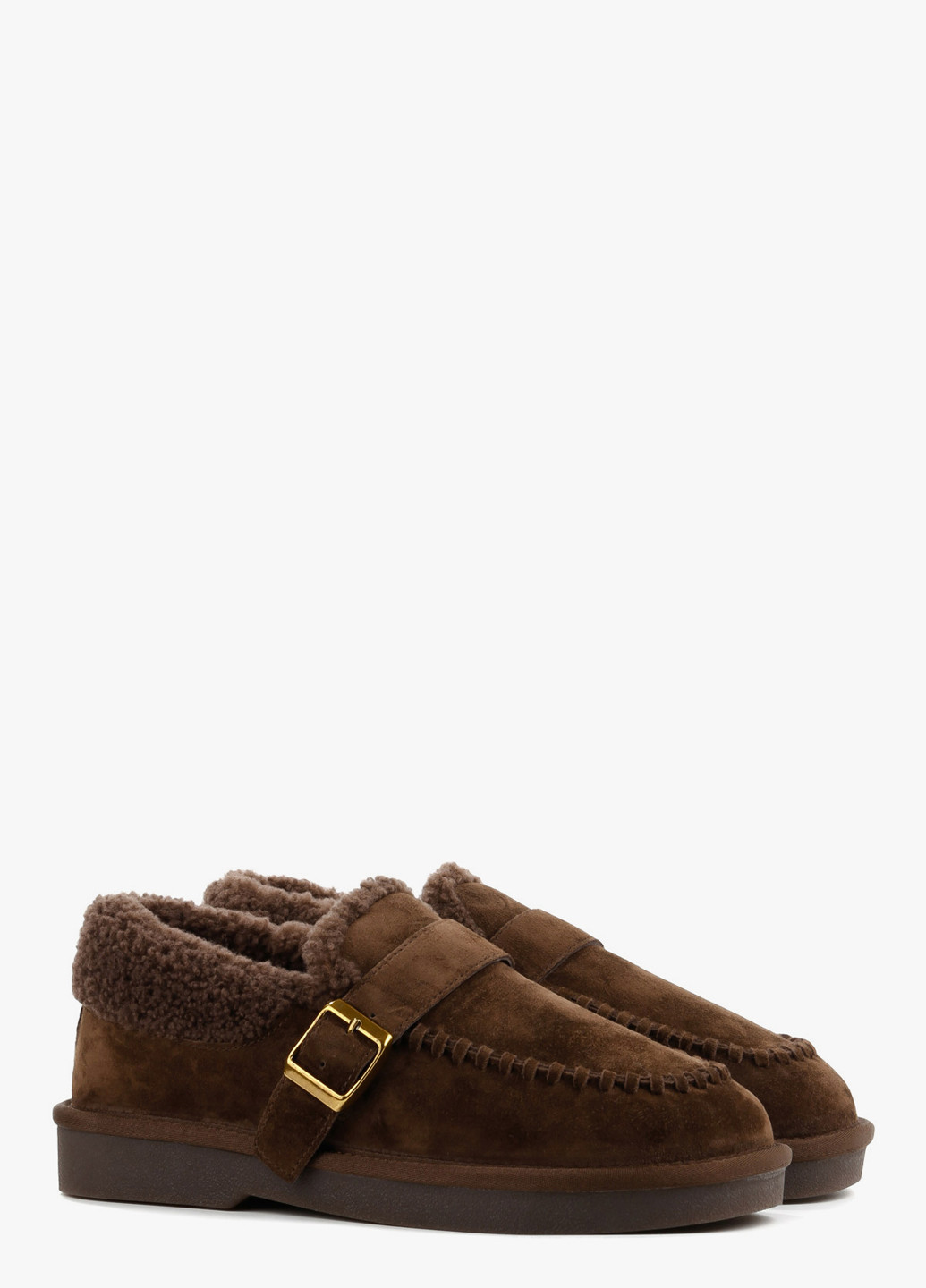 Le'BERDES Туфлі коричневий з натуральна замша, україна — зима (370451820)