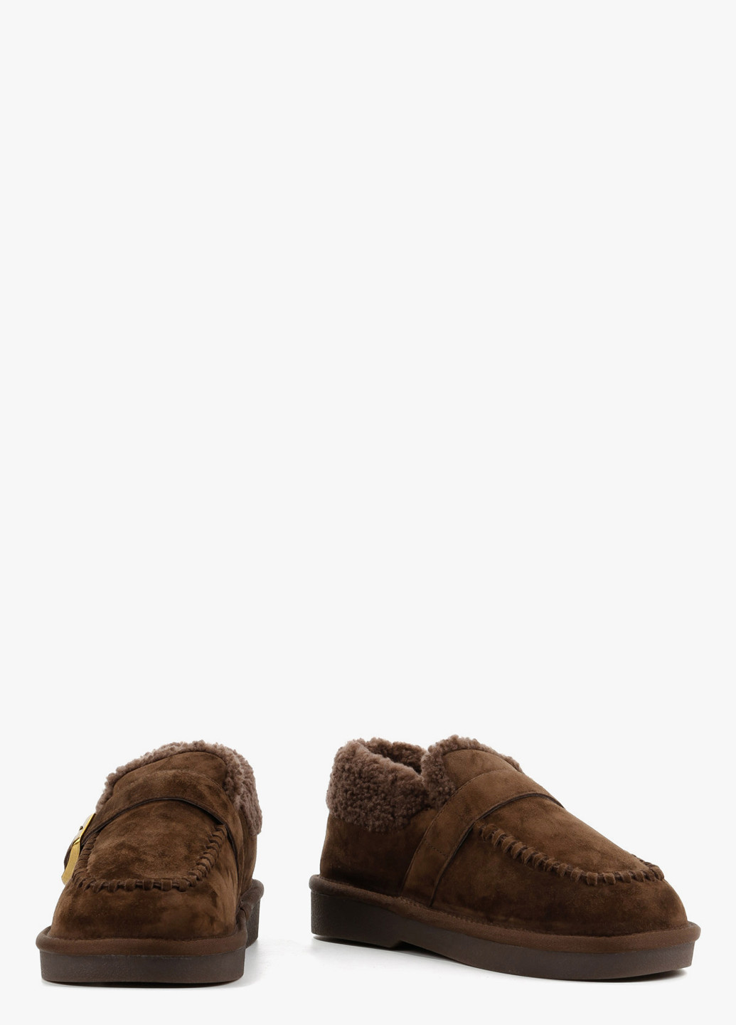 Le'BERDES Туфлі коричневий з натуральна замша, україна — зима (370451820)