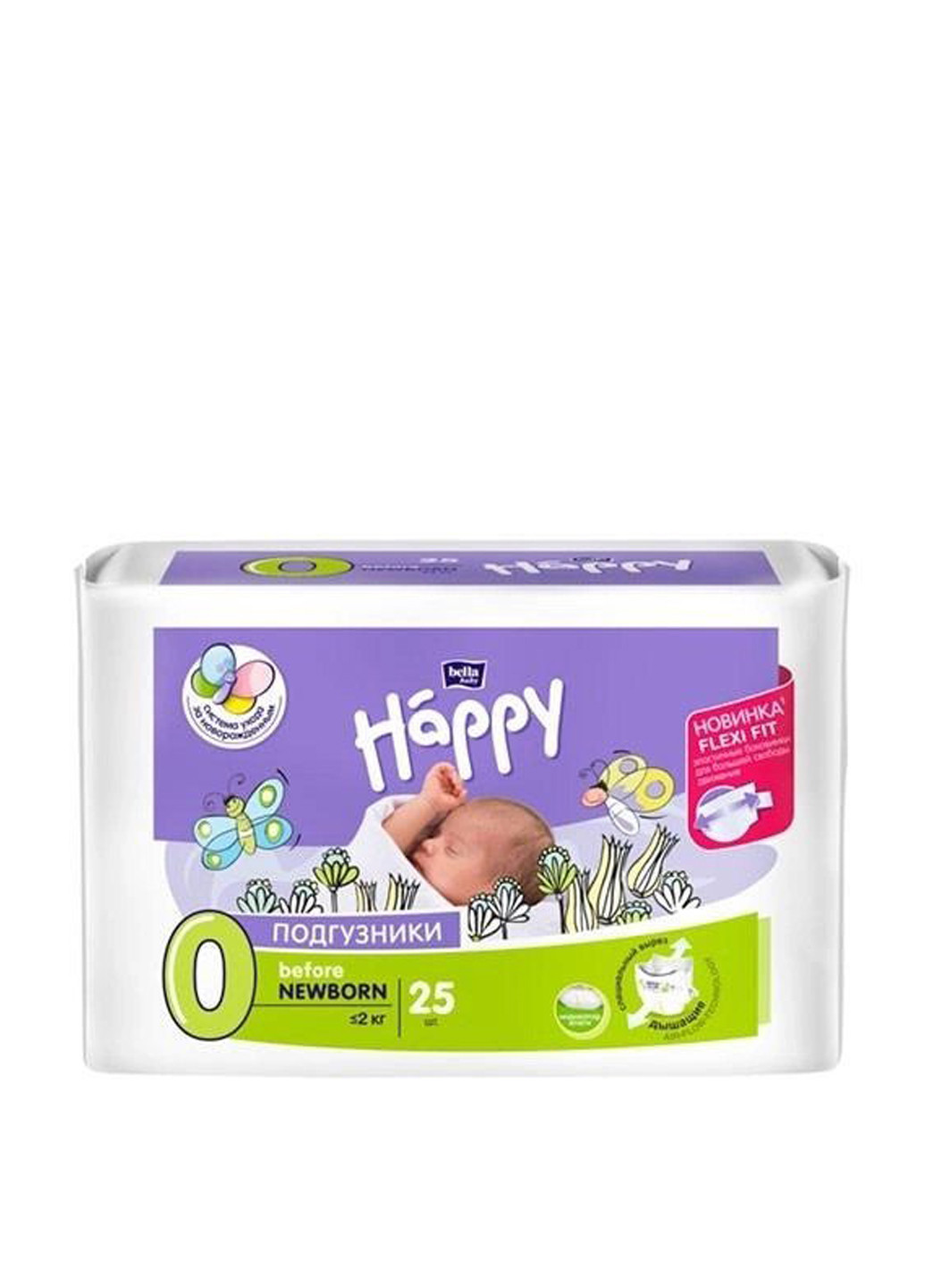 Подгузники Baby Happy, 0-2 кг (25 шт.) Bella (292304320)