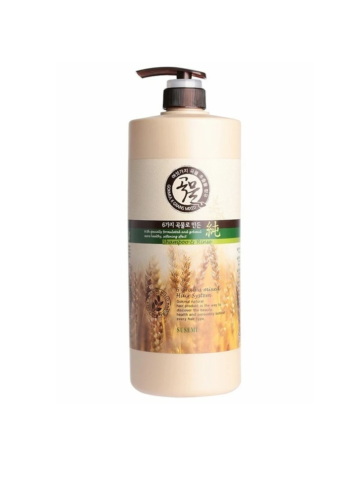 Шампунь-кондиционер для волос 8 Grains Mixed Gokmul Cereal Hair Shampoo & Rinse, 1000 мл ENOUGH (251997334)