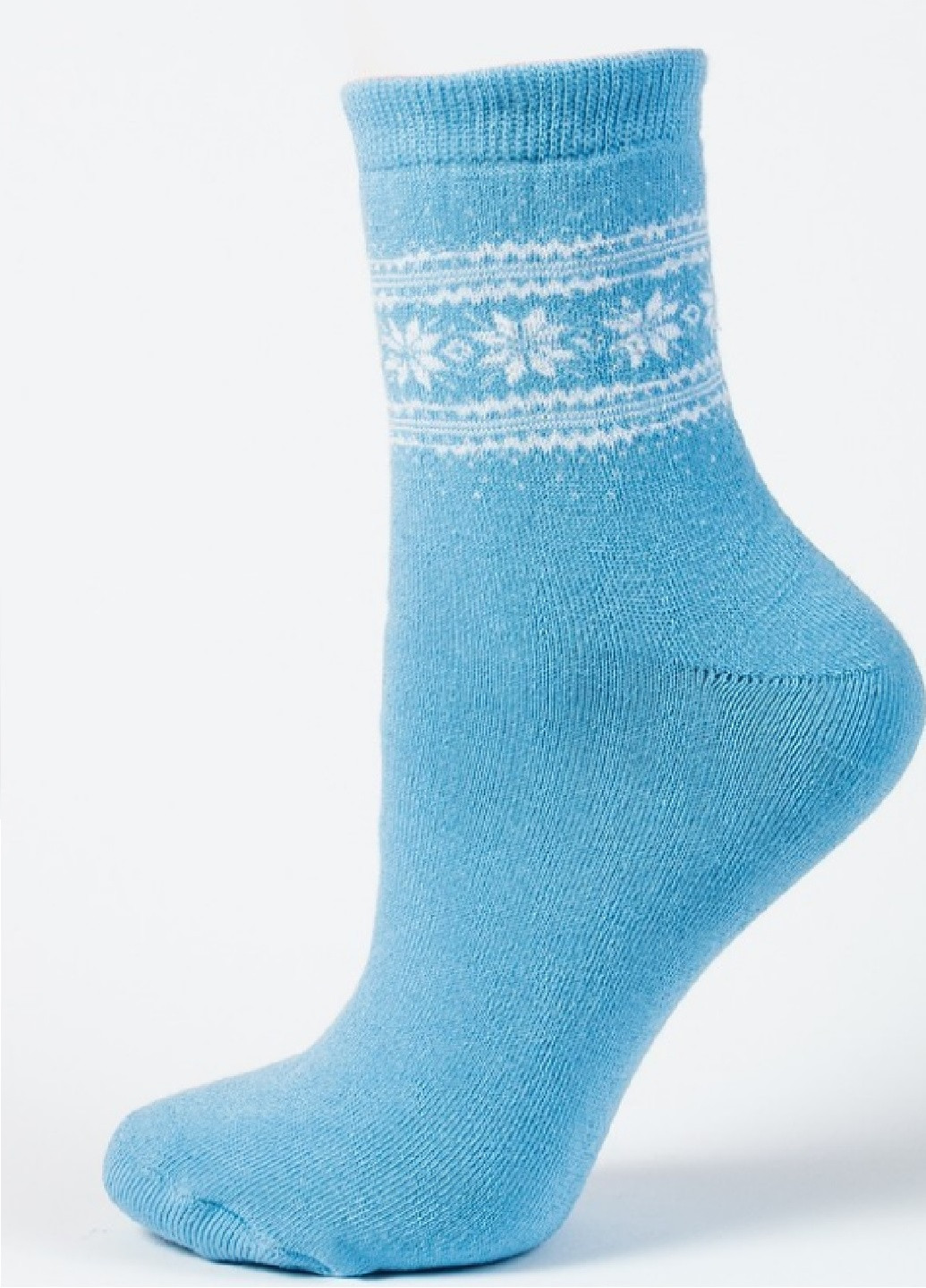 Шкарпетки плюш ТМ "Нова пара" 137 Новорічні, НОВА ПАРА середня висота (256251610)