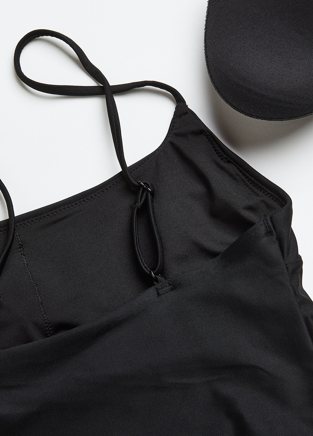 Чорний літній купальник суцільний H&M