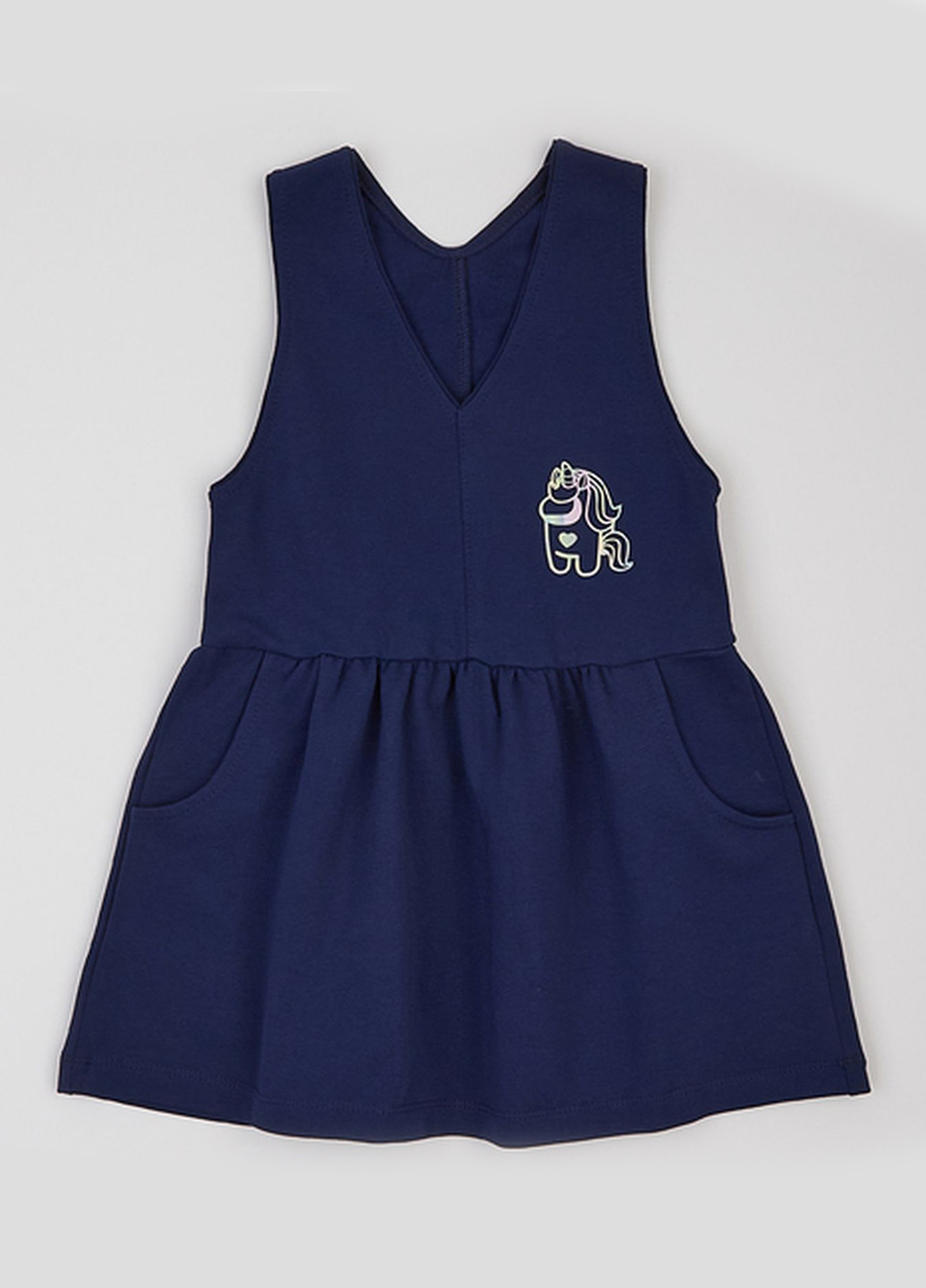 Індиго демісезонний комплект (гольф, сарафан) Ляля