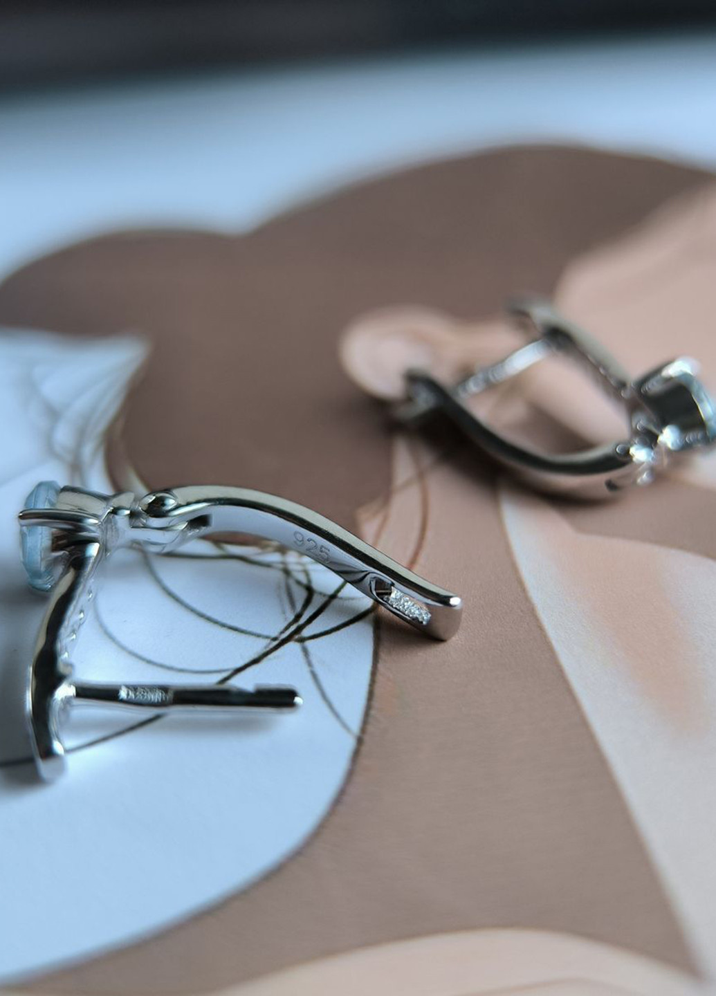 Сережки Silver Flame (354214486)