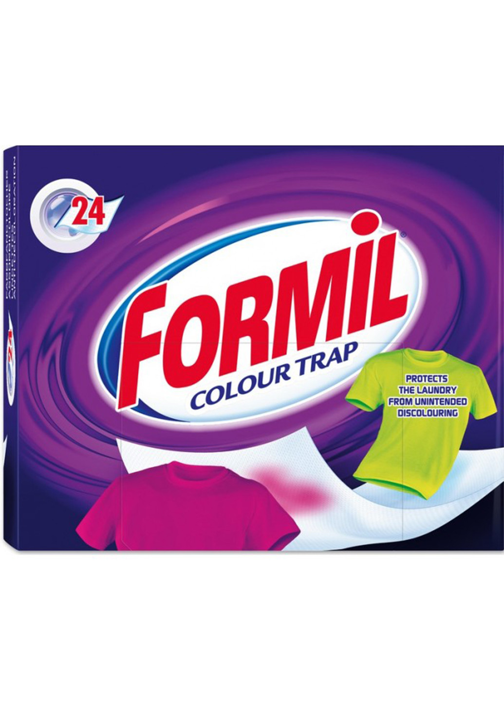 Активні серветки для прання Colour 24 шт Formil (254868633)