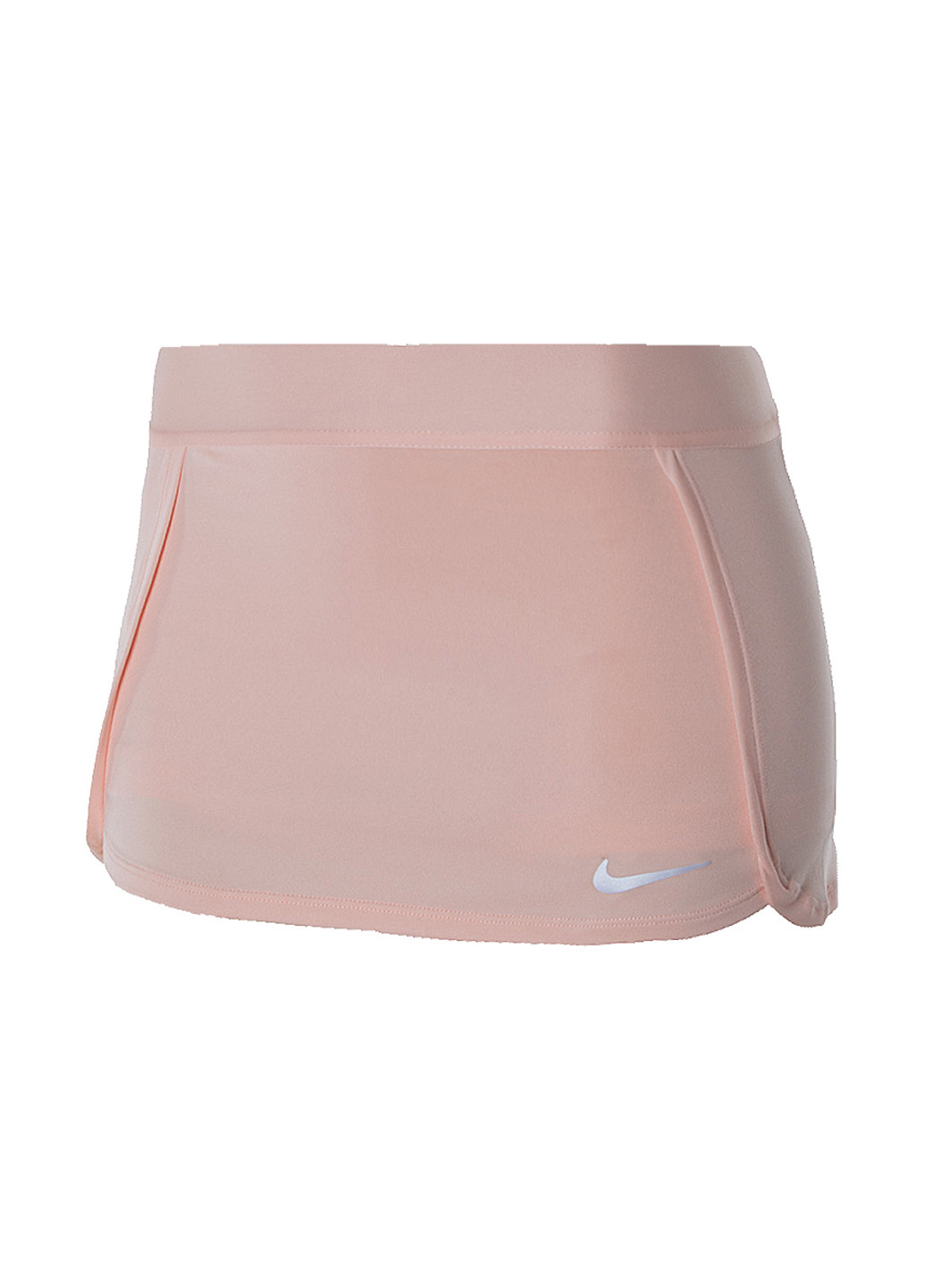 Персиковая спортивная с логотипом юбка Nike