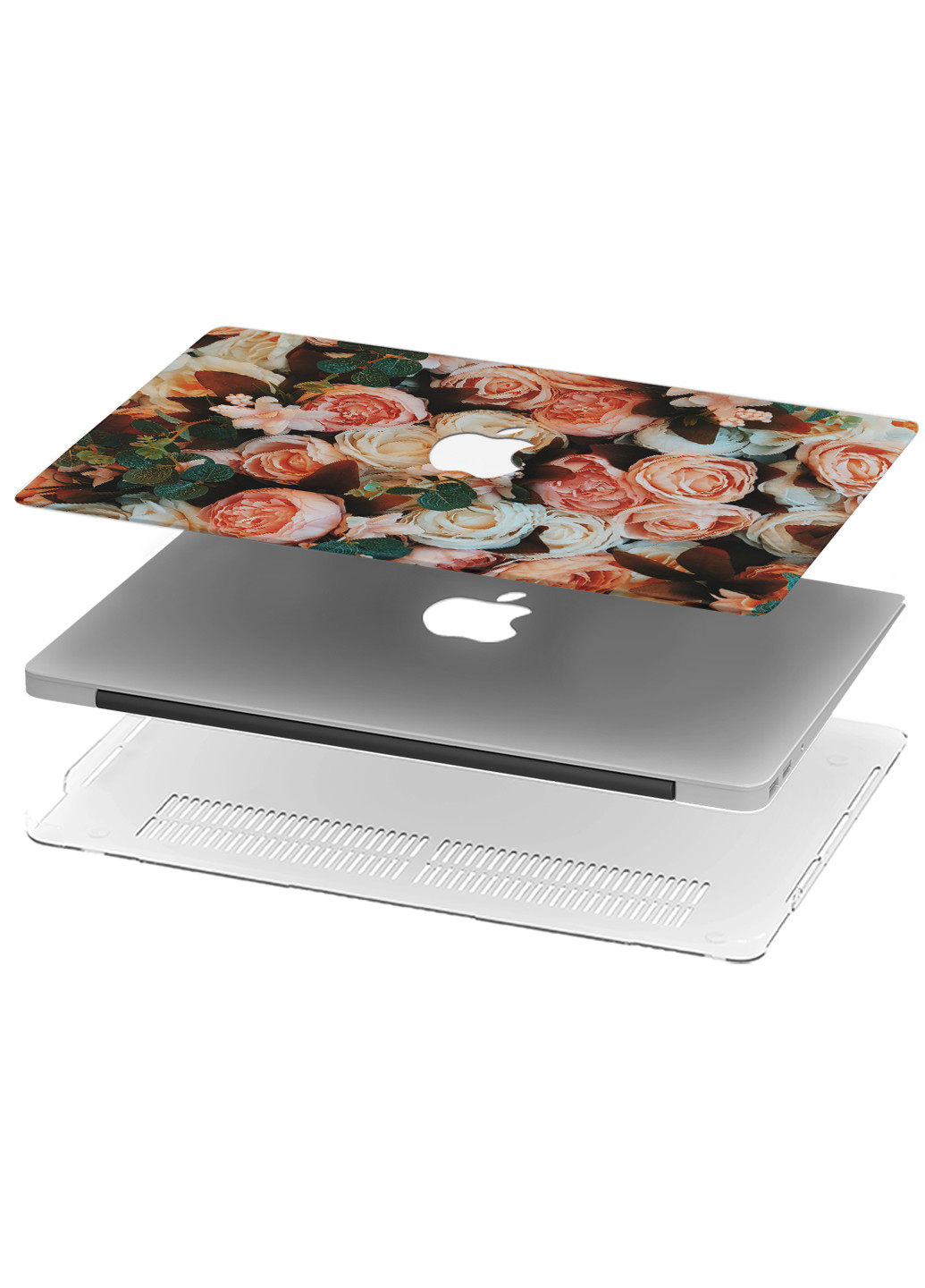 Чехол пластиковый для Apple MacBook Air 13 A1932 / A2179 / A2337 Цветы (Flowers) (9656-2383) MobiPrint (218867360)