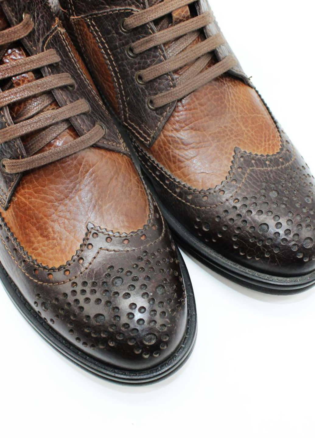 Коричневые осенние ботинки Luciano Bellini