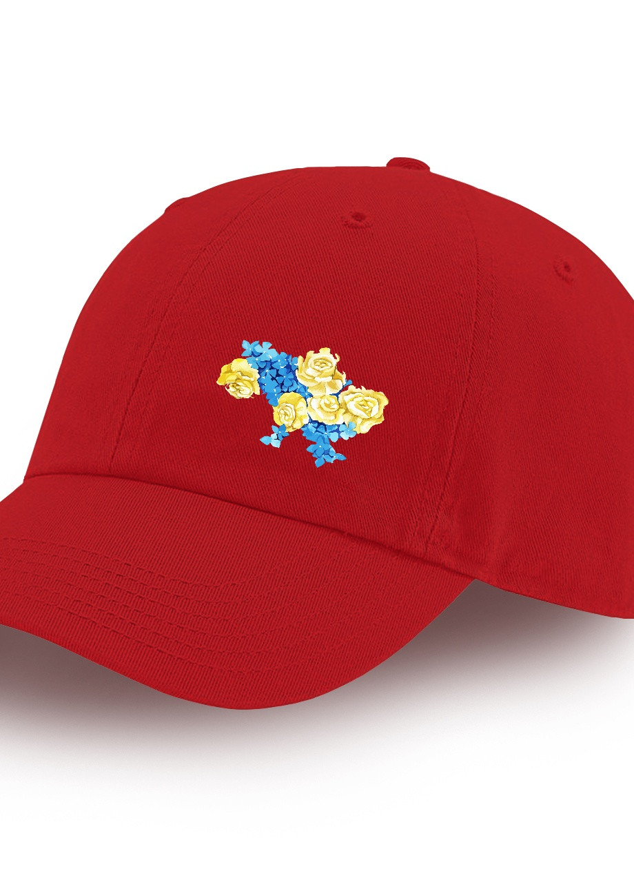 Кепка детская для мальчиков Цветущая Украина (9273-3699-4) Красный MobiPrint (253110014)