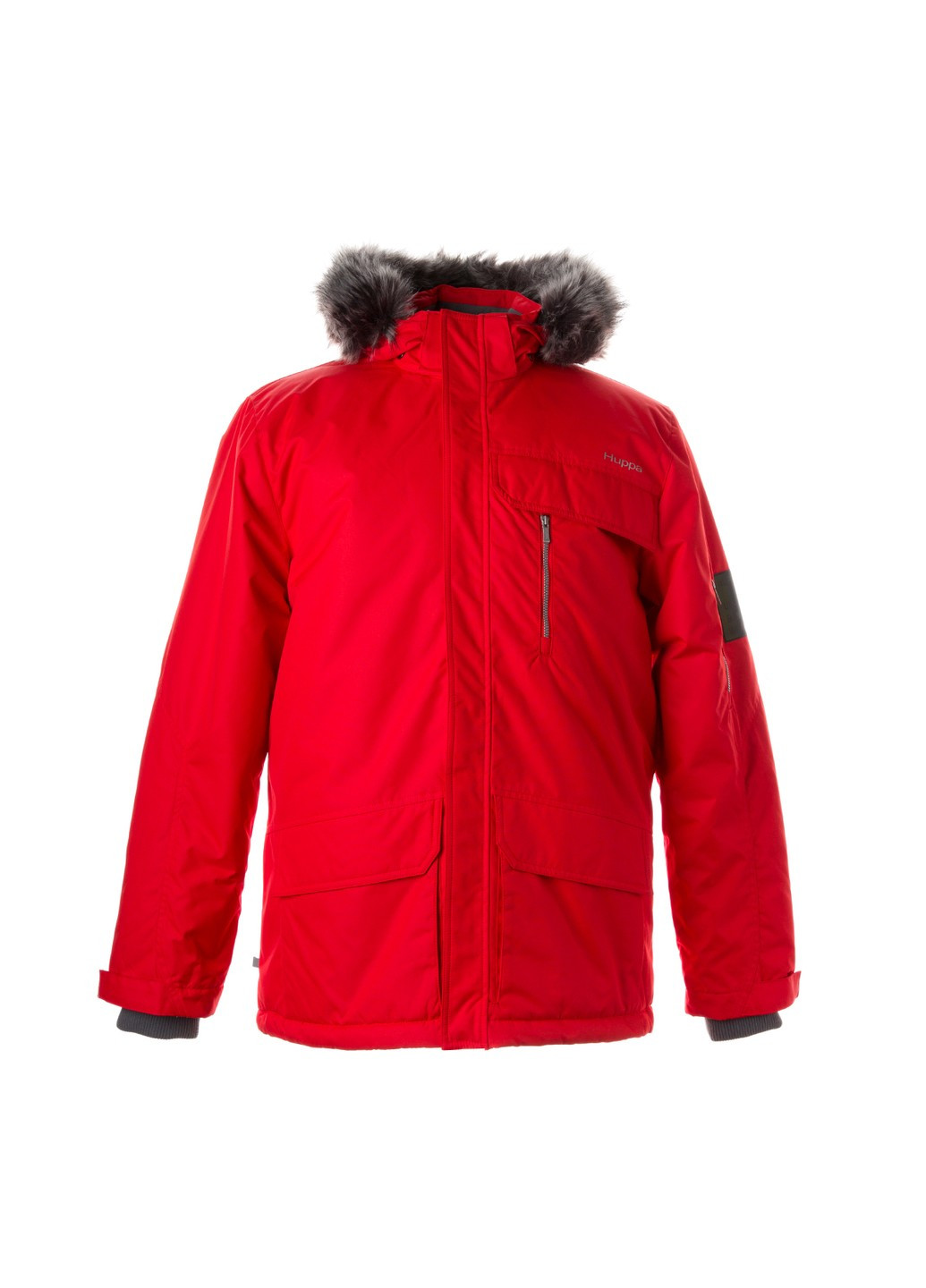 Красная зимняя куртка зимняя marten 2 Huppa
