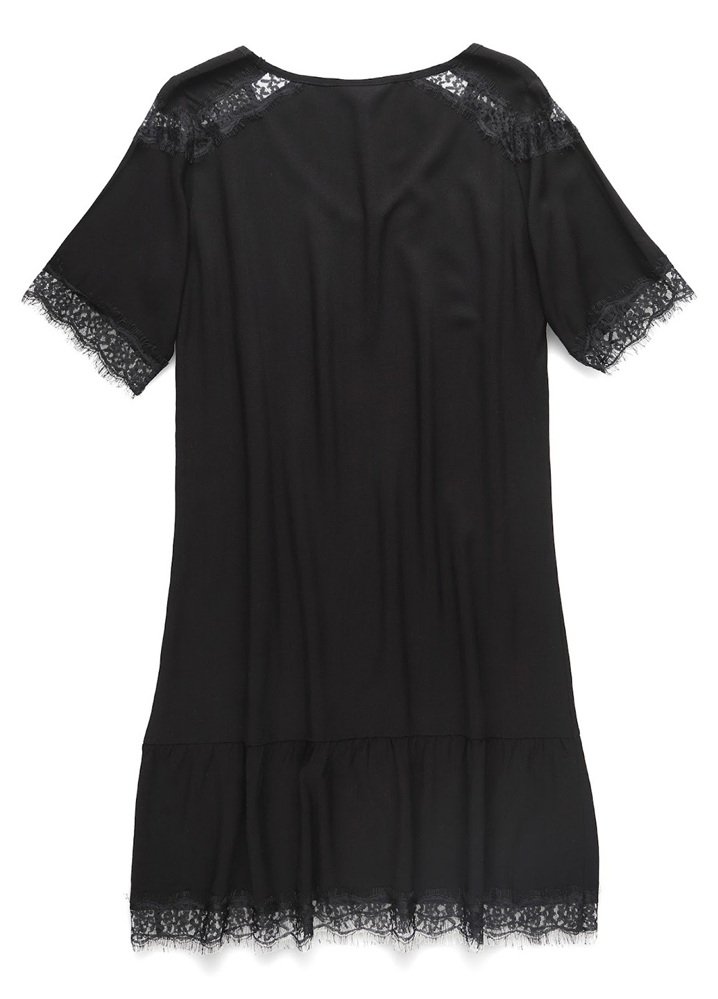 Чорна кежуал сукня а-силует Tigha однотонна