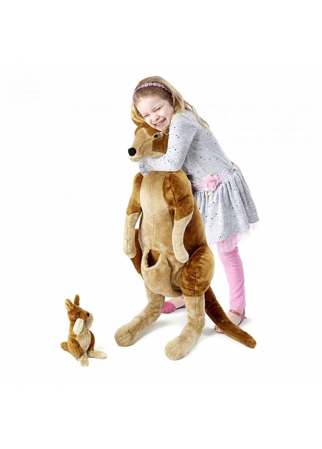 М'яка іграшка Плюшеві мама та дитина кенгуру Melissa&Doug (252248360)