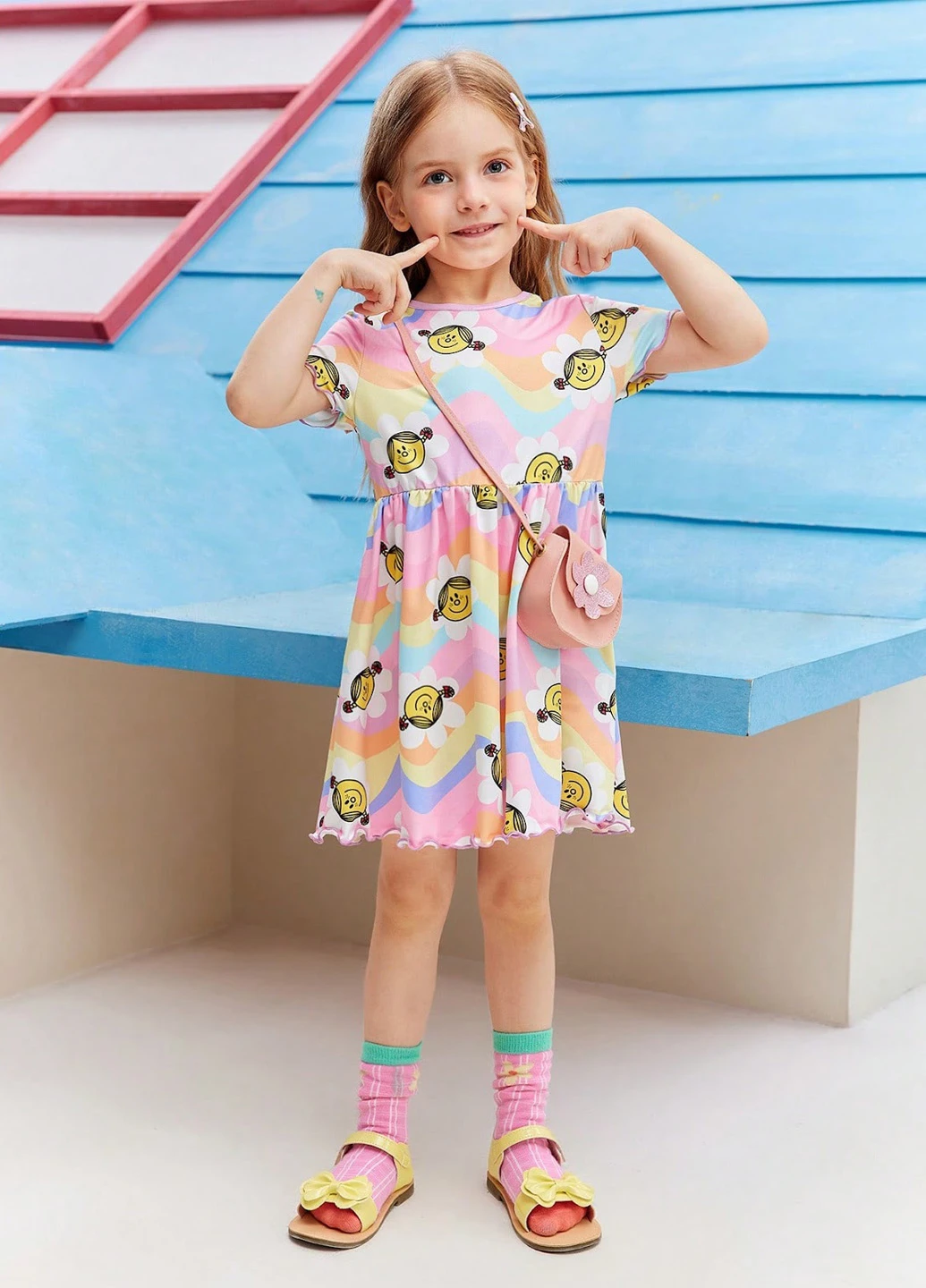 Комбинированное платье SHEIN (324986533)