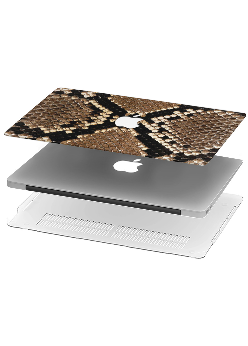 Чохол пластиковий для Apple MacBook Pro 15 A1707 / A1990 Шкіра змії (Snakes leather) (9649-2474) MobiPrint (218867616)