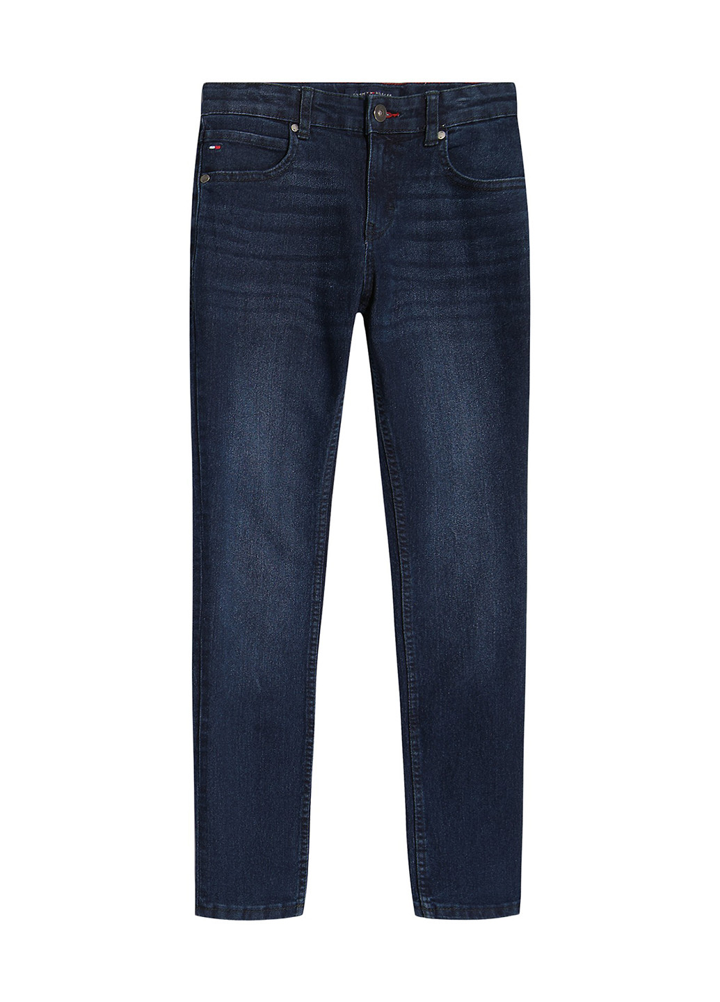 Синие демисезонные зауженные джинсы Tommy Hilfiger