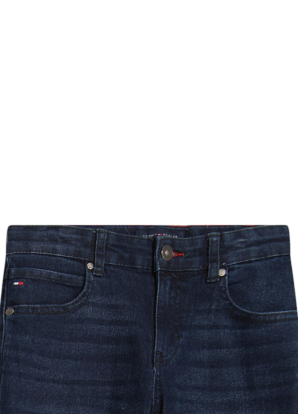 Синие демисезонные зауженные джинсы Tommy Hilfiger