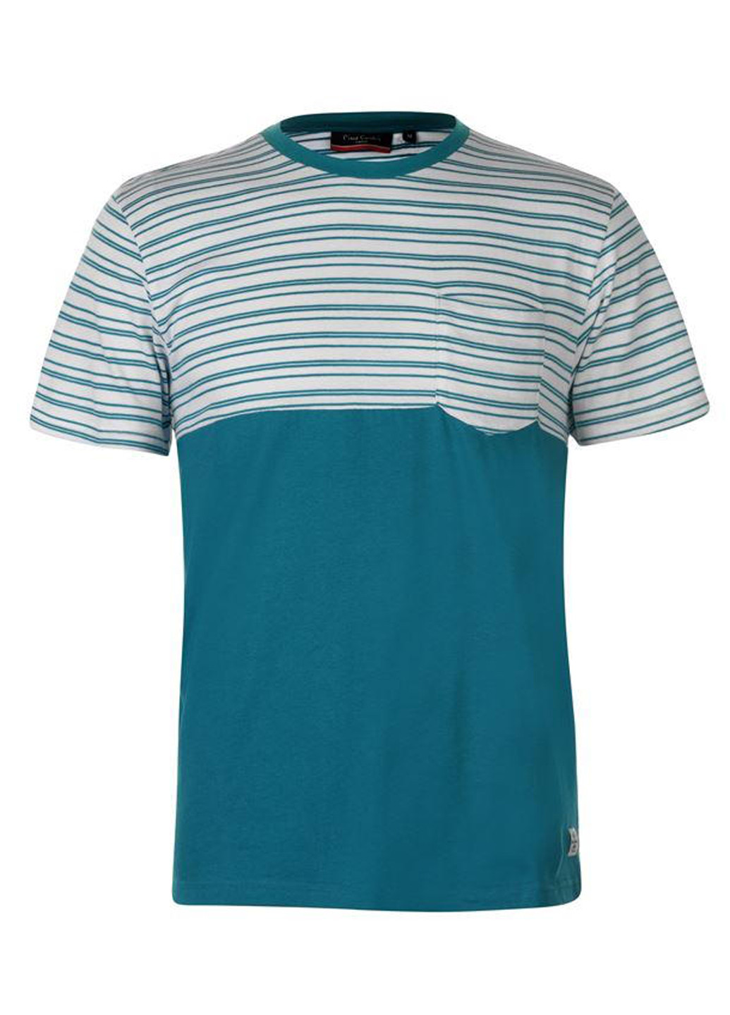 Морской волны футболка Pierre Cardin