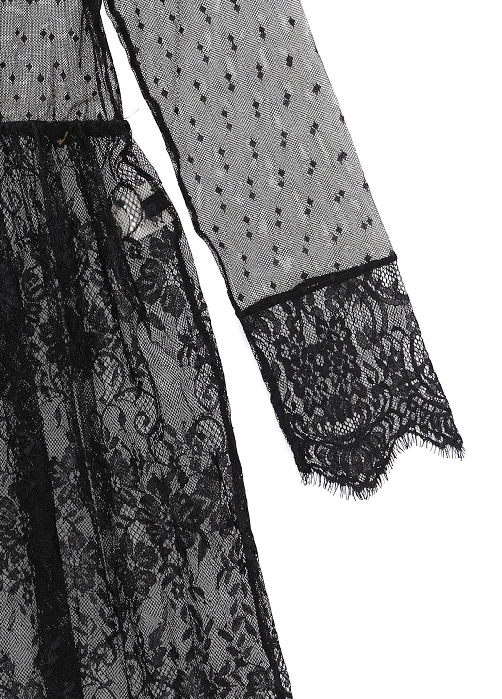 Черное кэжуал платье клеш Fornarina однотонное